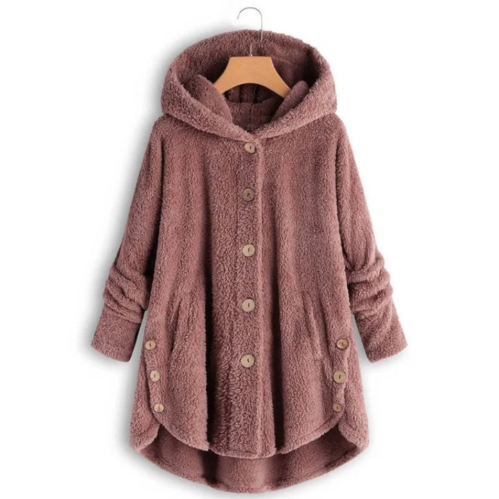 Trendy Hooded Plush Cozy Teddy Bear Jacket