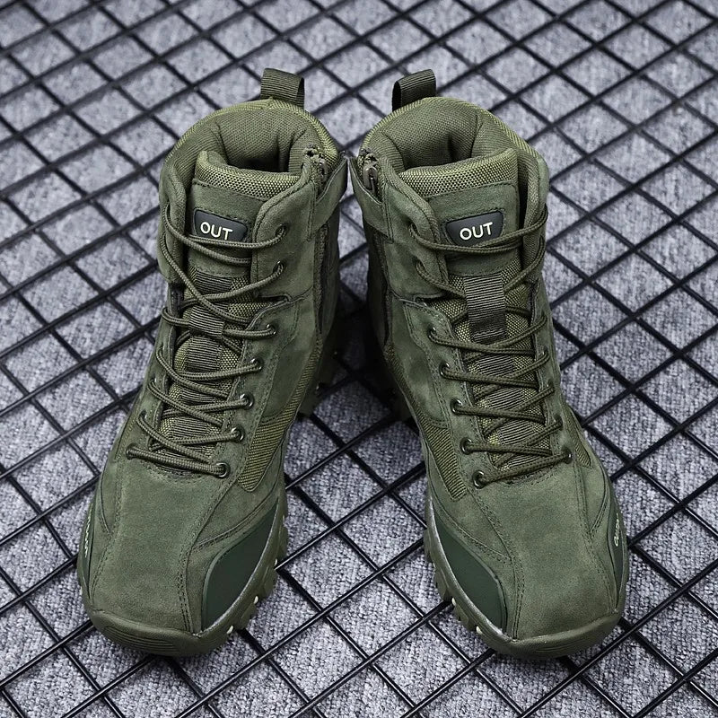 HQ Leather Warm Winter Ankle Boots