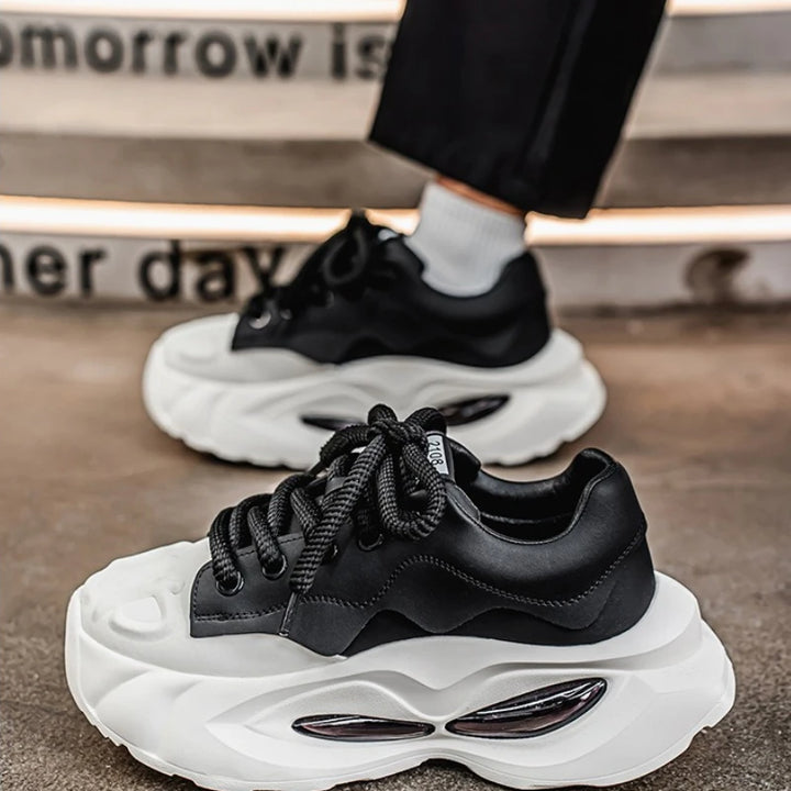 Versatile Breathable Thick-Soled Chunky Sneakers