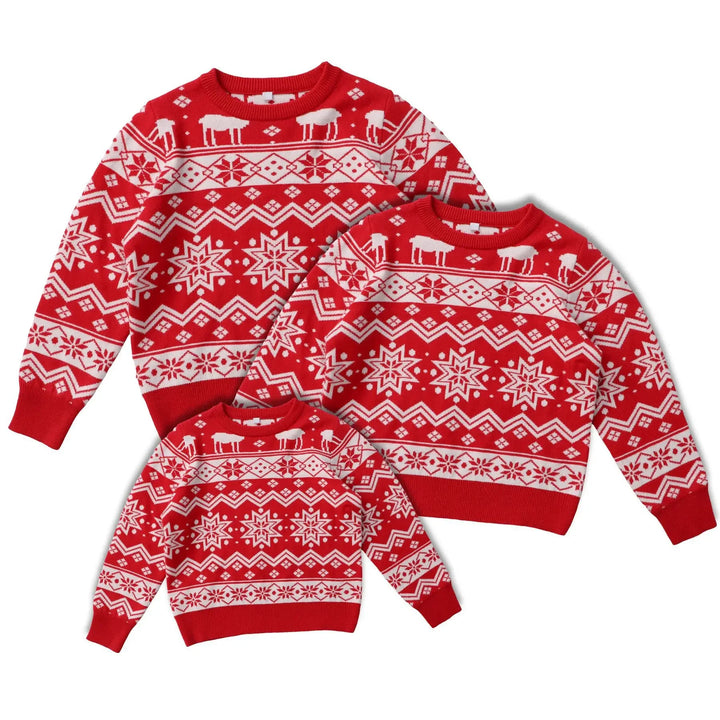 Parent-Child Family Christmas Sweaters