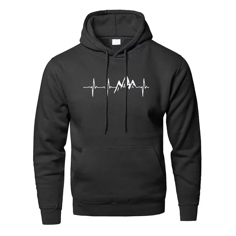 Mountain Heartbeat Unisex Hoodies