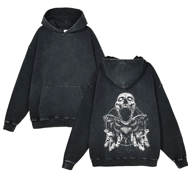 Harajuku Double Printed Hoodies