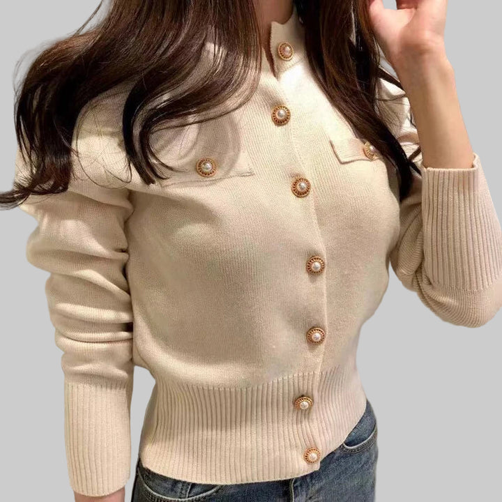 Stylish Long Sleeve Knit Cardigan Sweater