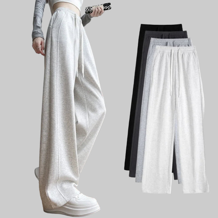 High-Waisted Casual Loose Fit Sweatpants