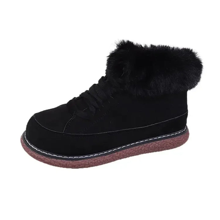 Waterproof Zipper Soft Fur Winter Boots