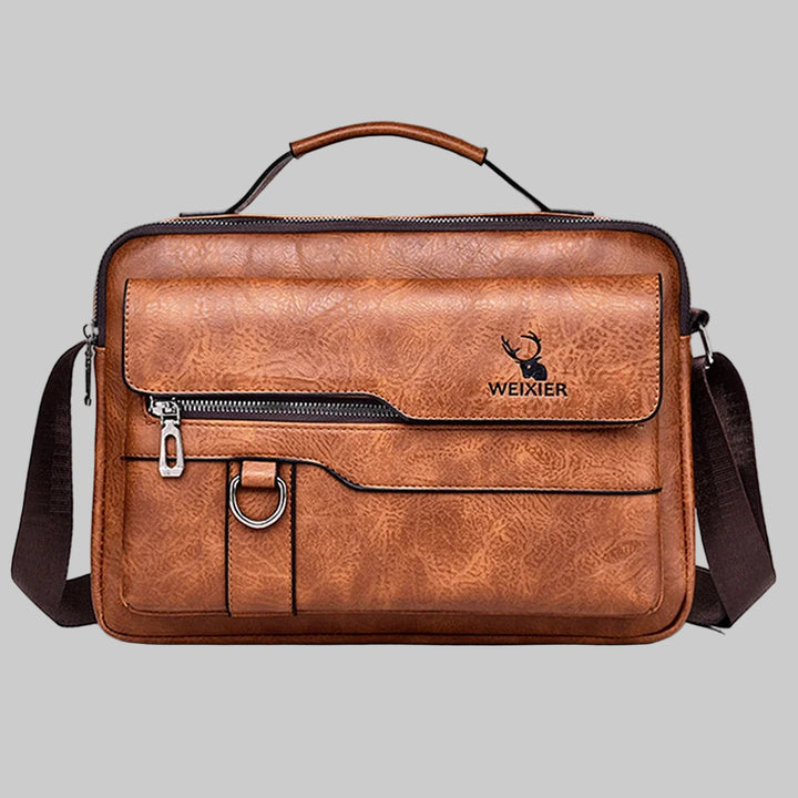 Crossbody PU Leather Business Shoulder Bag