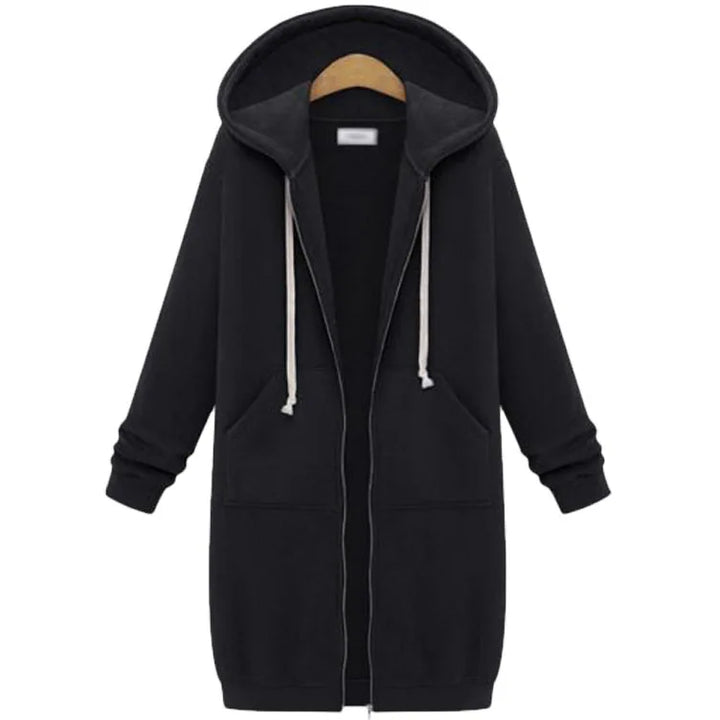 Hooded Long Thick Loose Sweatshirt