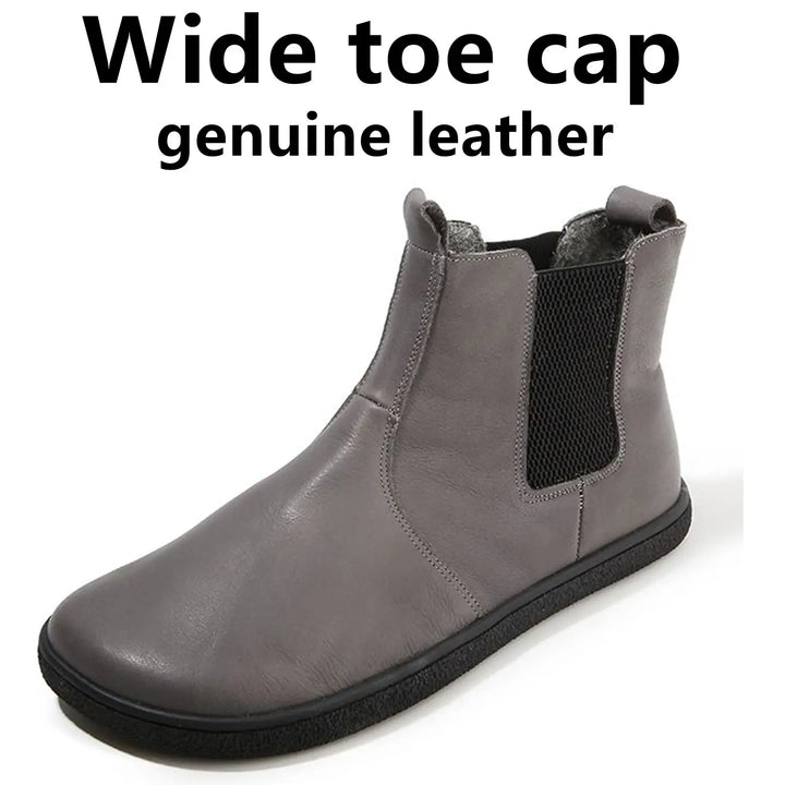 Barefoot Genuine Leather Wide Toebox Boots