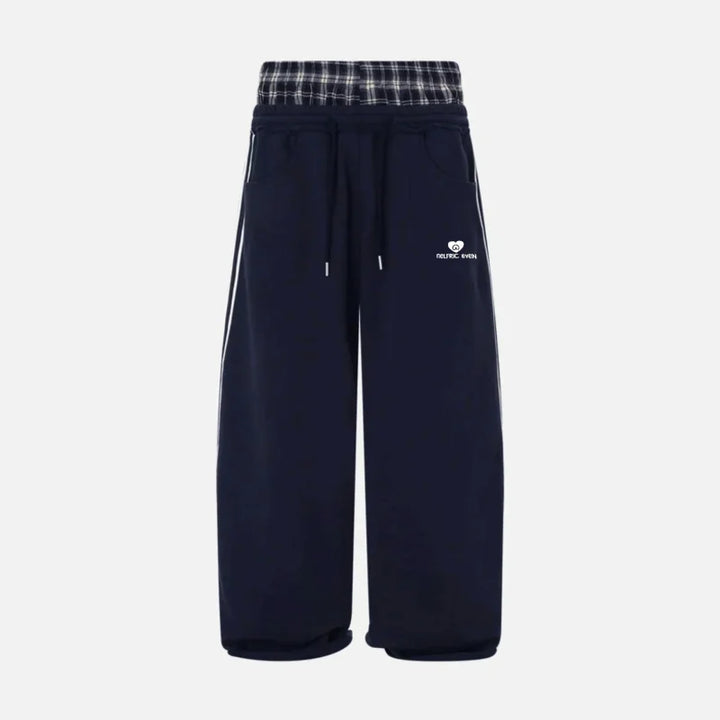 American Retro College-Inspired Loose-Fit sweatpants