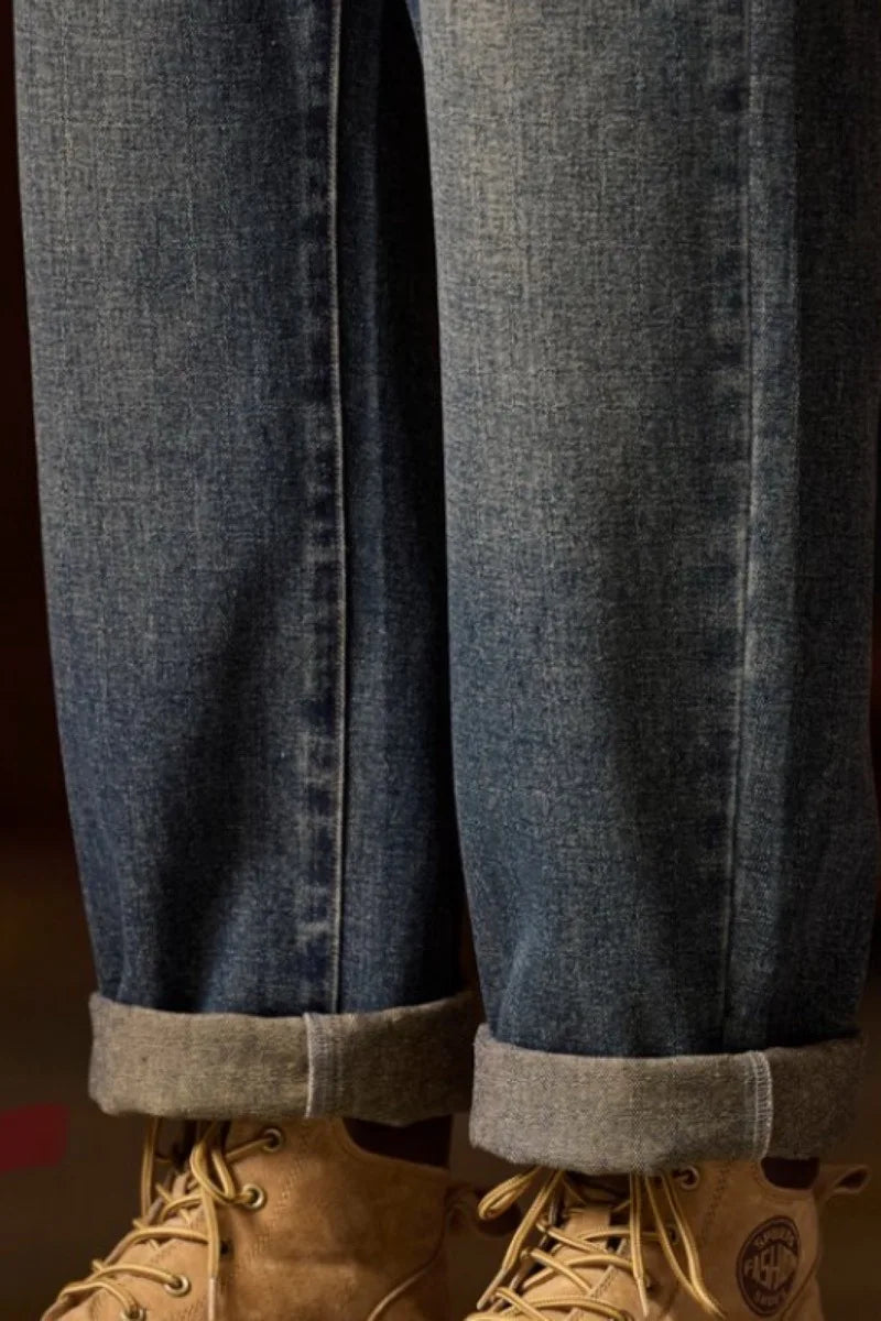 Relaxed Fit Jeans with Elastic Waist