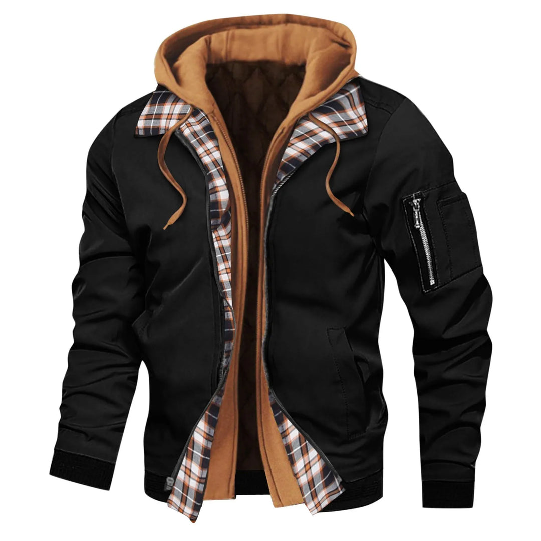 Hooded Slim Fit Thick Cotton-Padded Jacket