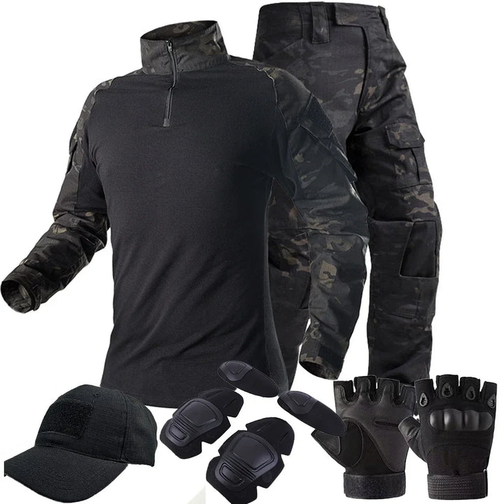 Tactical Military Camouflage Uniform Set