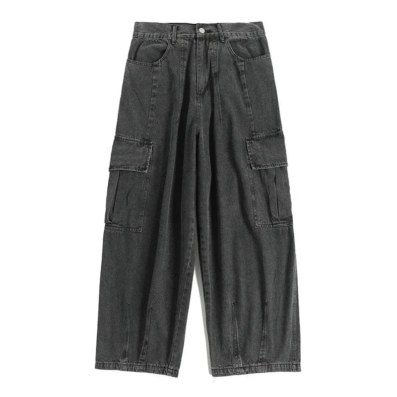 Oversized Hip Hop Style Cargo Baggy Jeans