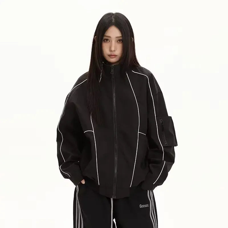 Premium Unisex Stand Collar Suit Set