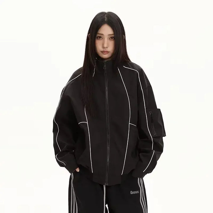 Premium Unisex Stand Collar Suit Set