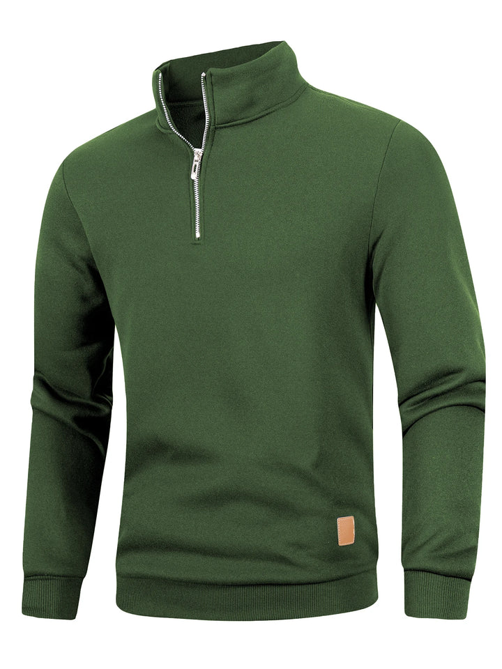 Slim Fit Lightweight Mock Neck Sweaters
