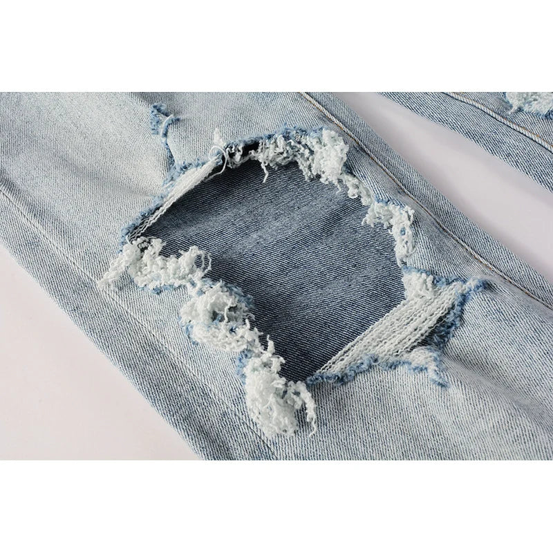 American High Street Distressed Skinny Jeans