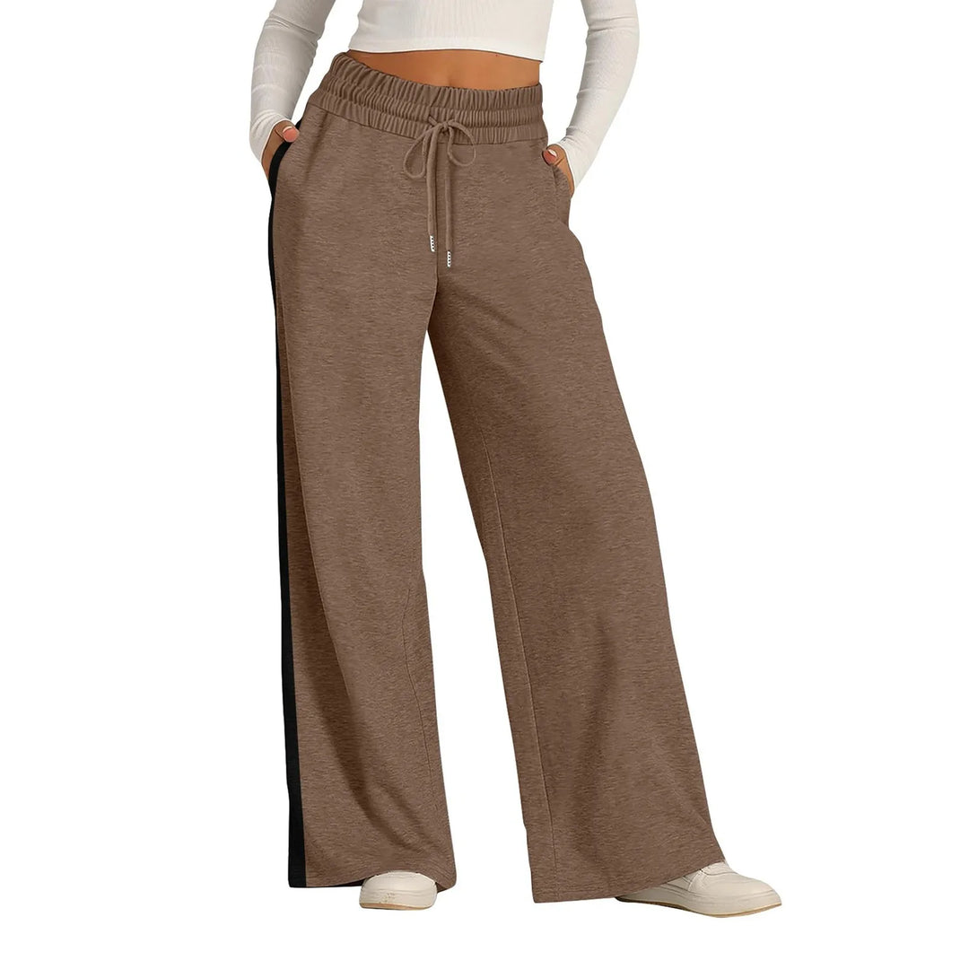 Classic Wide-Leg Sports Joggers