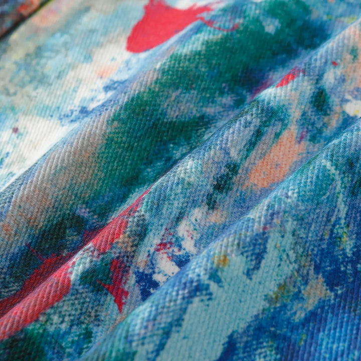 Vintage 3D Splashed Ink Jeans