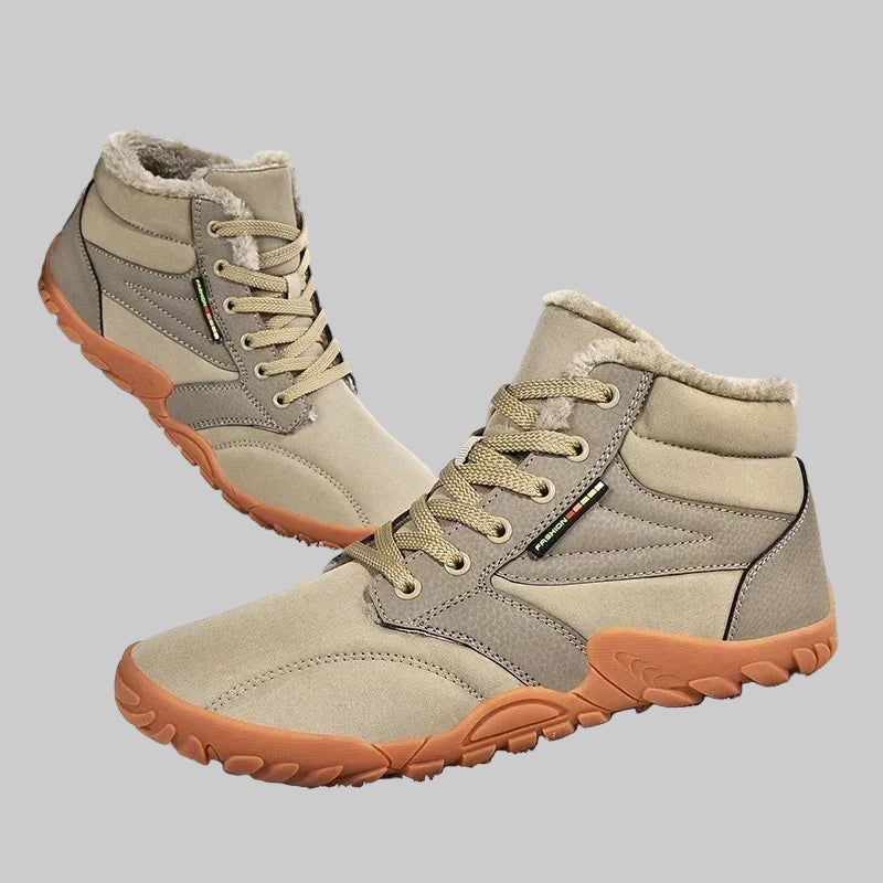 Barefoot Orthopedic Unisex Leather Snow Boots