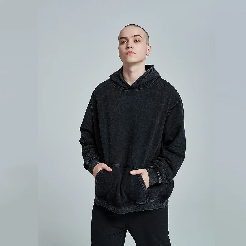 Vintage Y2K Washed Cotton Hoodies