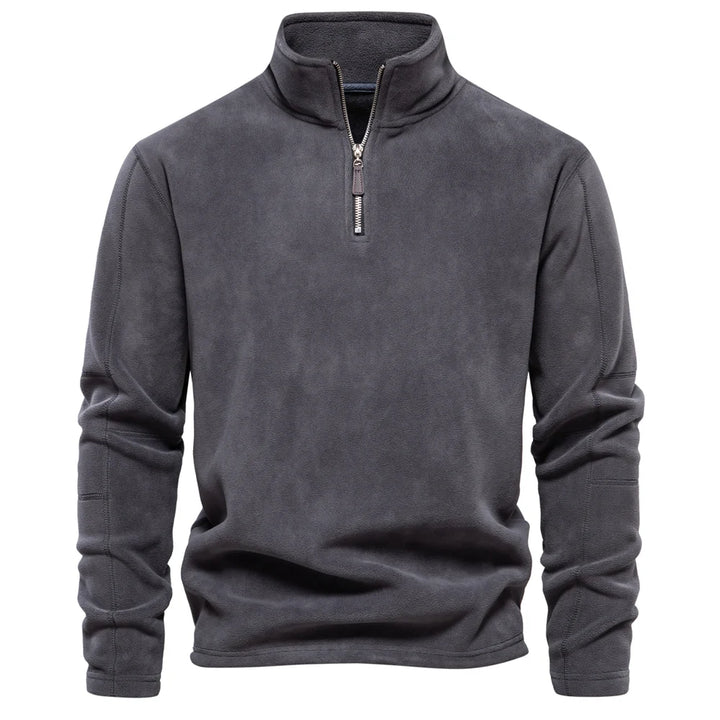 Warm Fleece Softshell Pullover Sweatshirt