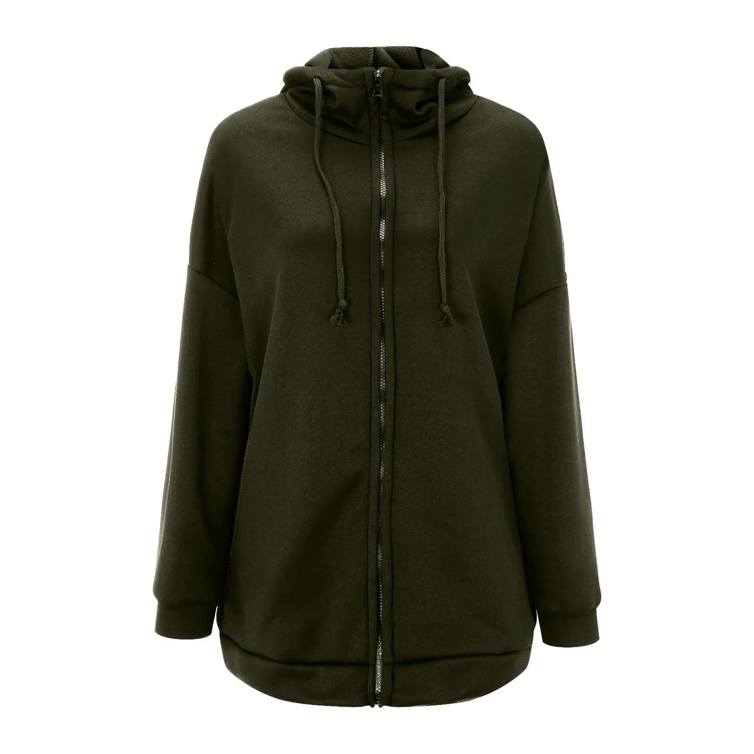 Slouchy Y2k Mid Length Oversized Hooded Sweatshirt