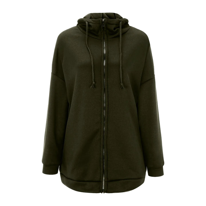 Slouchy Y2k Mid Length Oversized Hooded Sweatshirt