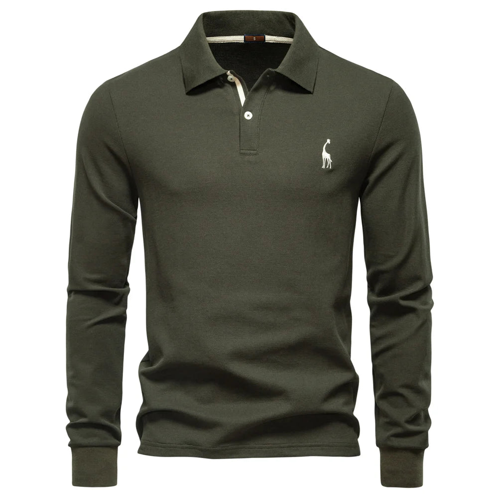 Business Casual Long Sleeve Polo