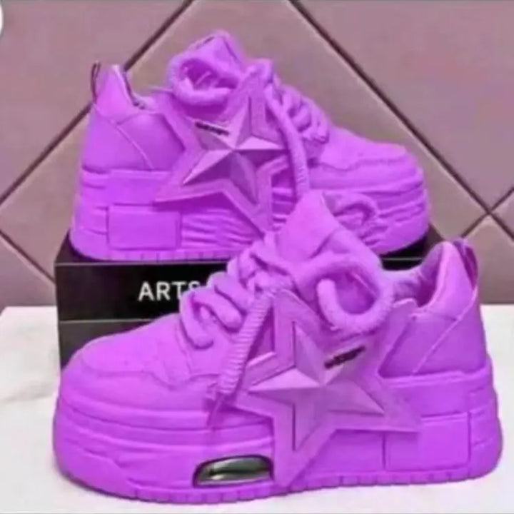 Star Designer Platform Sneakers