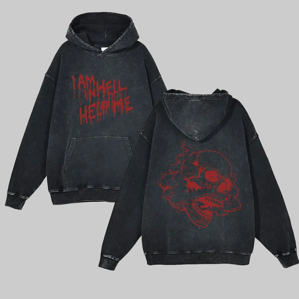 Harajuku Double Printed Hoodies