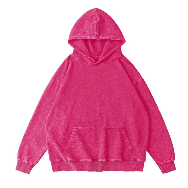 Retro Heavyweight 350gsm Washed Hoodies