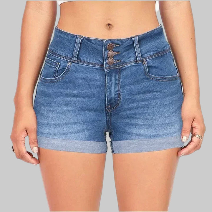 Women's Summer Denim Stretch Shorts