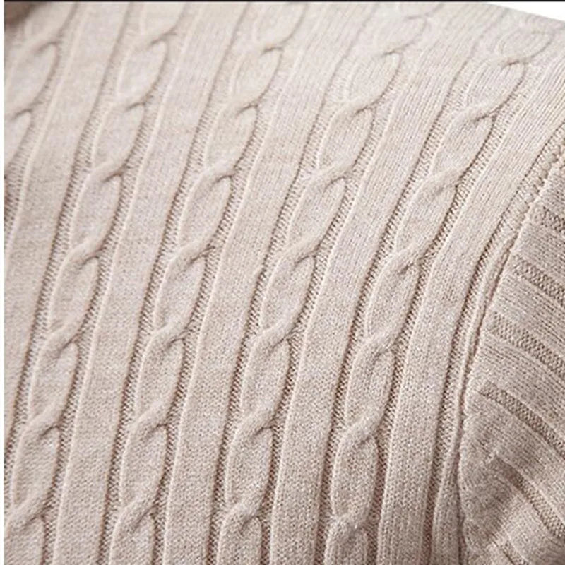 Classic Solid Turtleneck Sweaters