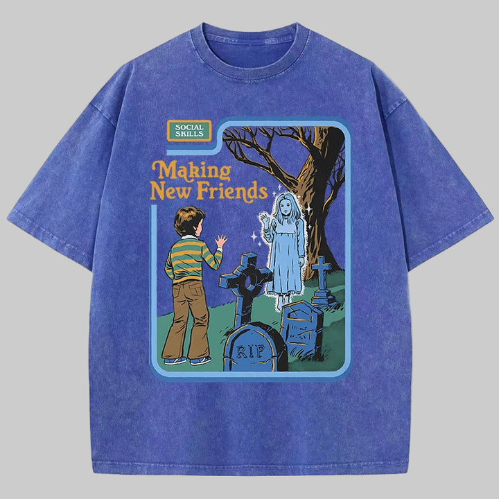 Retro-Inspired Oversized Cotton T-Shirt