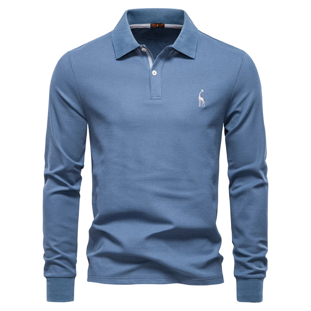 Business Casual Long Sleeve Polo