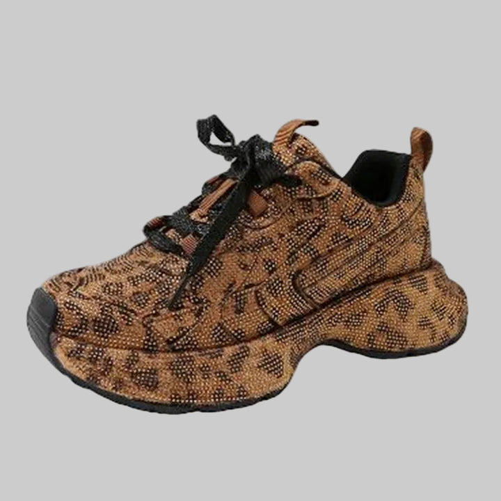 Bling Chunky Breathable Platform Sneakers