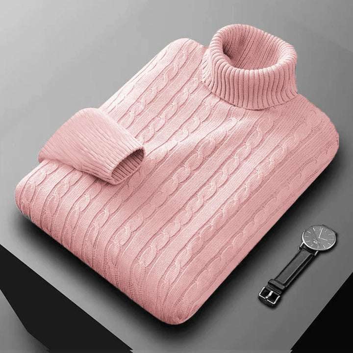 Warm Heavyweight  Knitted Turtleneck Sweater