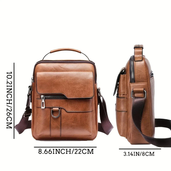 PU Leather Flaps Crossbody Shoulder Bag