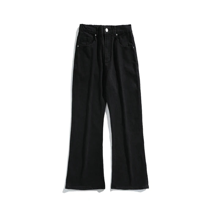 Vintage-Inspired Loose Straight Leg Jeans