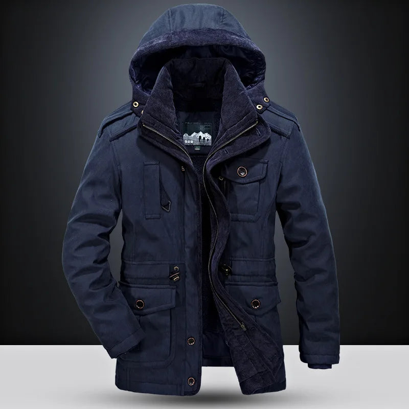 Thick Hooded Waterproof Warm Coat Winter Parka