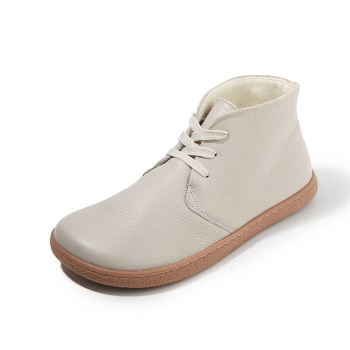 Barefoot Wider ToeBox Wool lined Leather Boots
