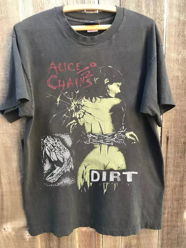 Alice In Chains Dirt Graphic Retro Unisex T-Shirt
