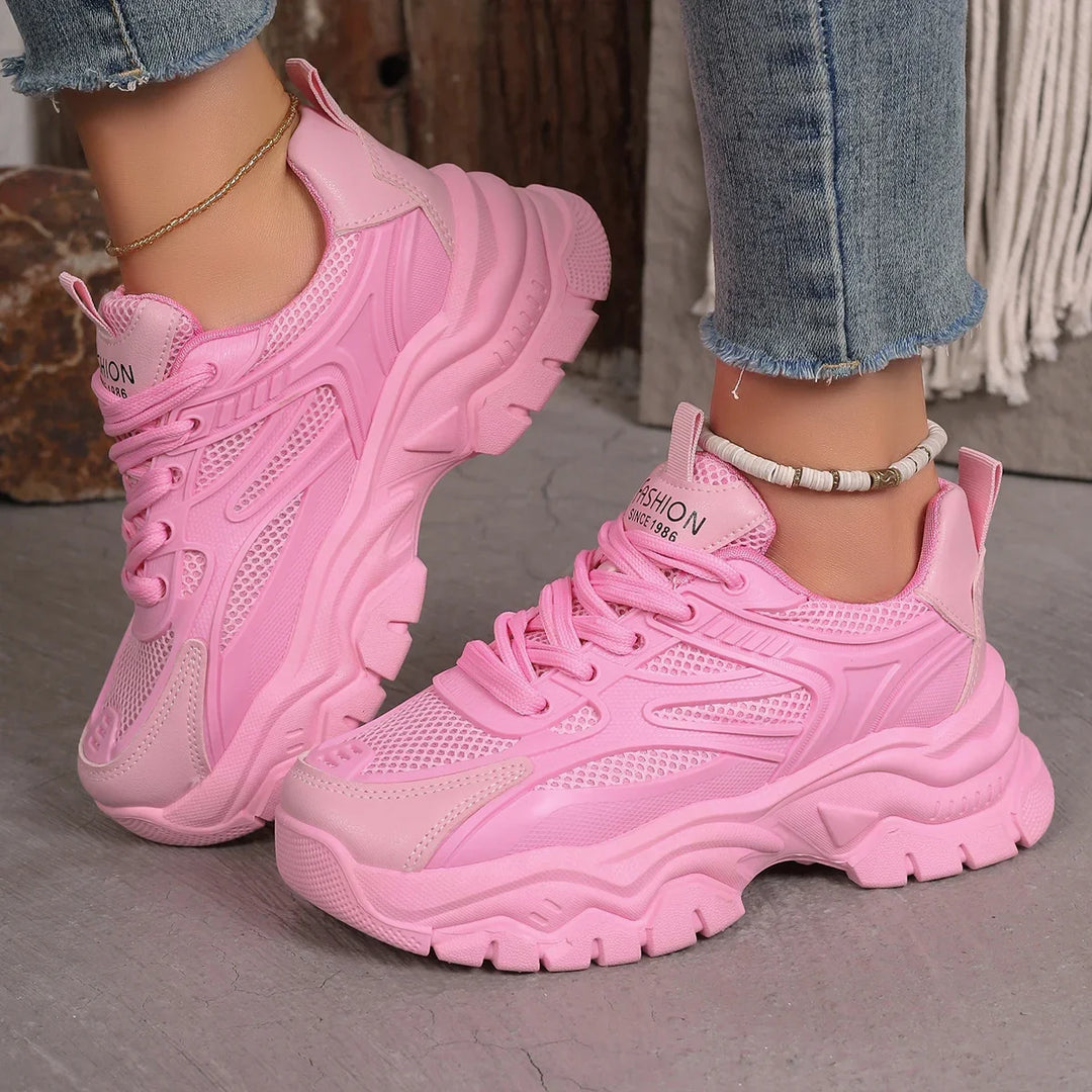 Chunky Mesh Breathable Sneakers