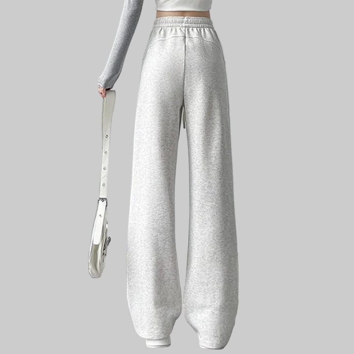 High-Waisted Casual Loose Fit Sweatpants