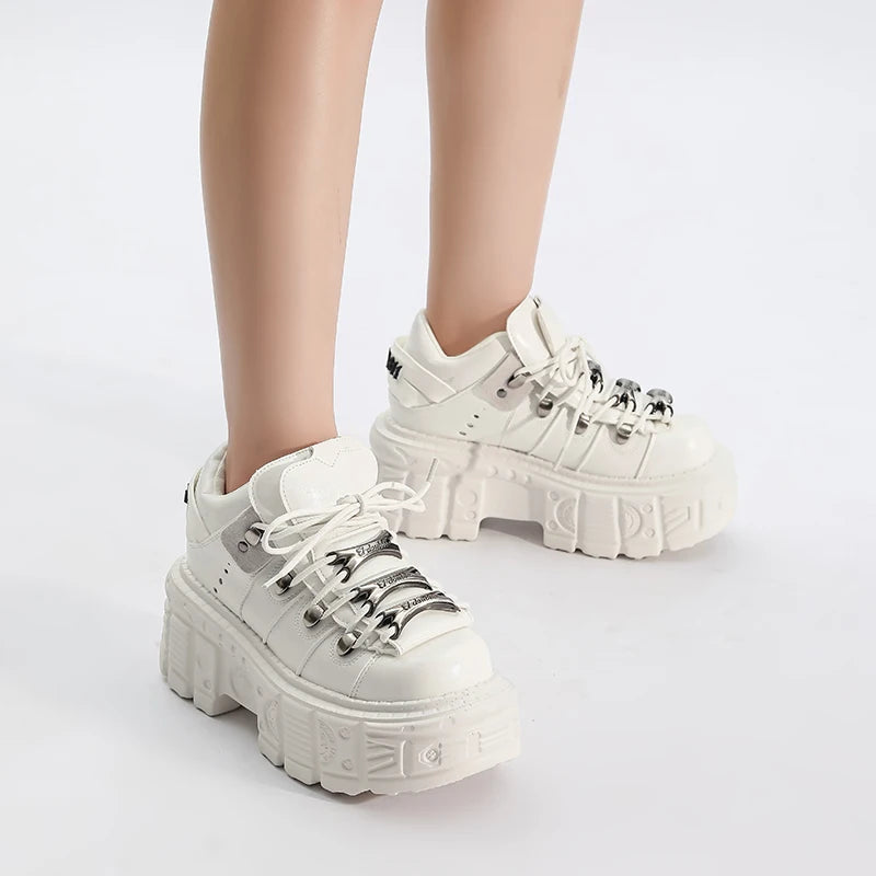 Gothic Ankle Rock Punk Style Boots