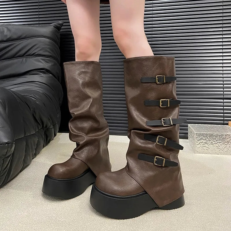 Stylish Winter Knee-High Boots