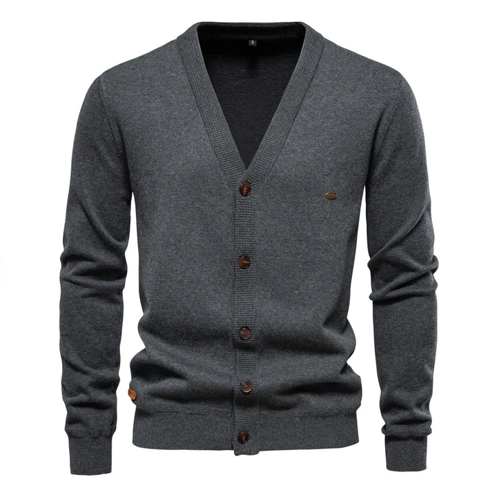 Premium Single Breasted Cotton Cardigan