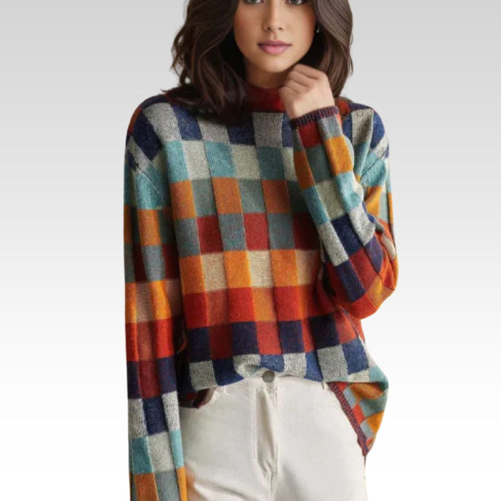 HULO Cozy Turtleneck Knit Sweater