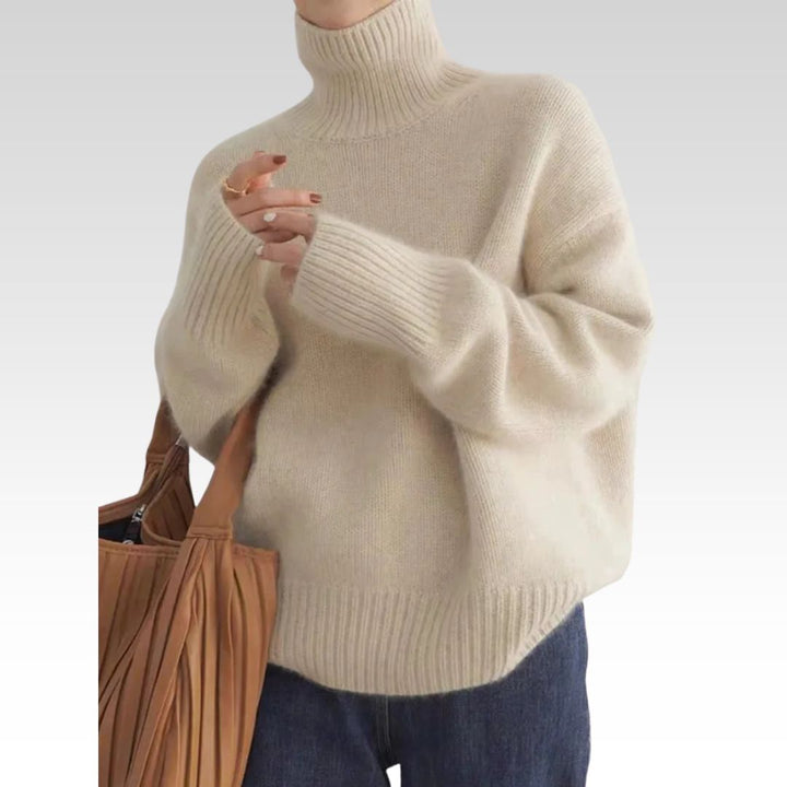 LUDA Elevated High Neck Sweater
